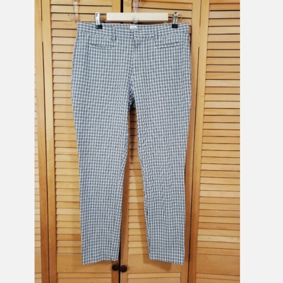 GAP Pants - GAP Women's Signature Skinny Ankle Check Pant Size 10